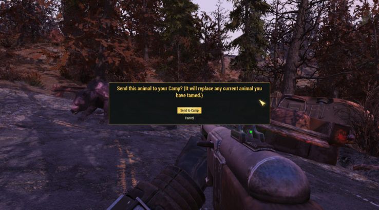 fallout 76 taming a yao guai 