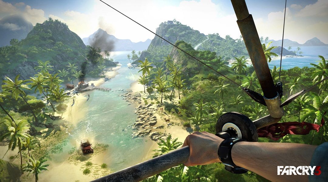 10 Best Open World Games - Far Cry 3 Hang glider