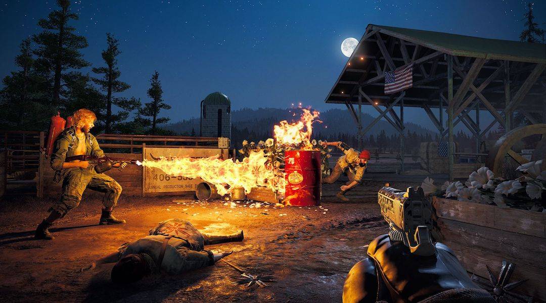 far cry 5 enemy using flamethrower