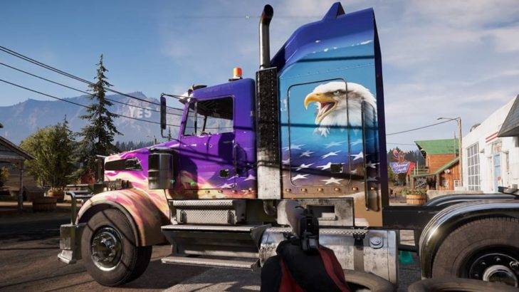 widowmaker truck falls end far cry 5