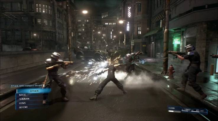 final fantasy 7 combat final fantasy 15