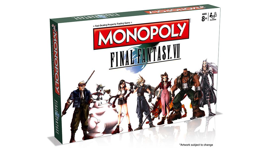 final fantasy 7 monopoly set