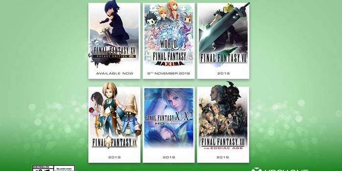 final fantasy xbox one games