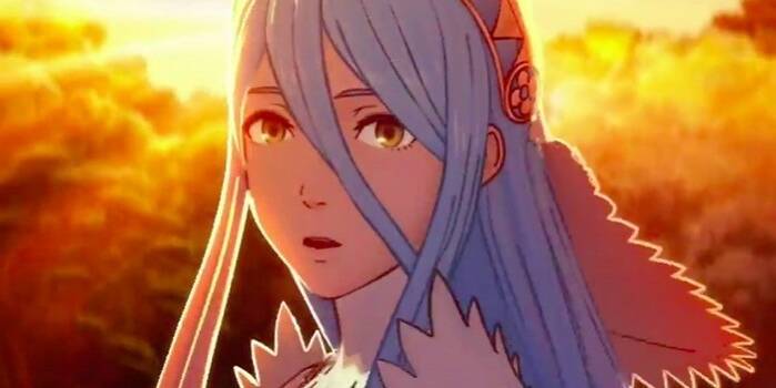 Azura looking surprised in Fire Emblem Fates 
