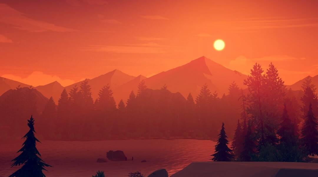 Firewatch Sold 500,000 Copies - Firewatch mountain and river