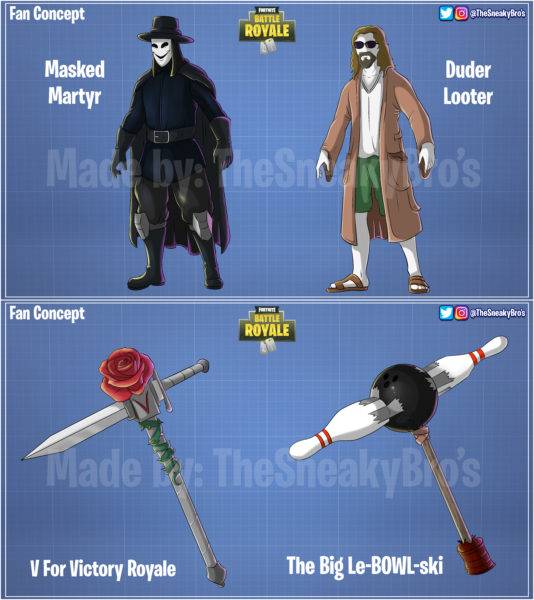 fortnite-battle-royale-v-for-vendetta-big-lebowski-skin-concepts