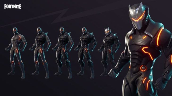 fortnite omega skin evolutions