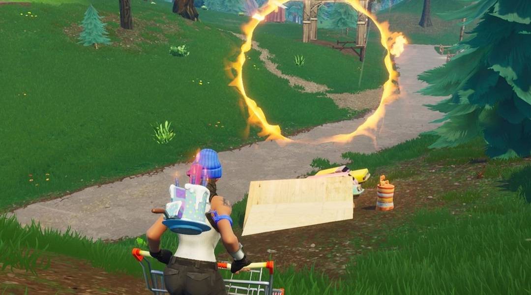 fortnite where to find all season 6 flaming hoops