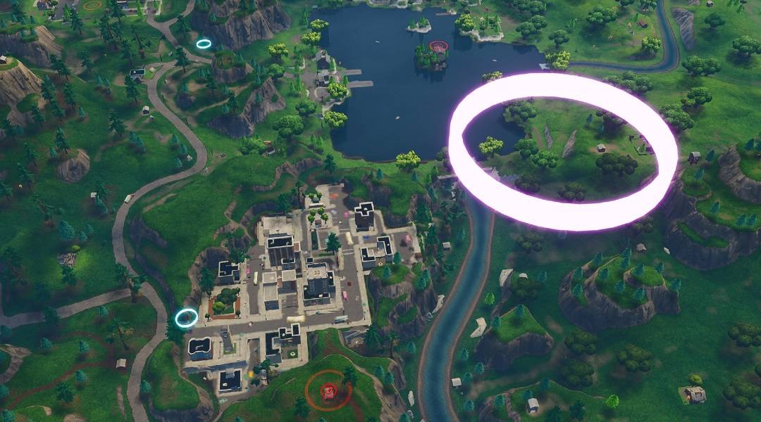 fortnite skydive challenge floating ring