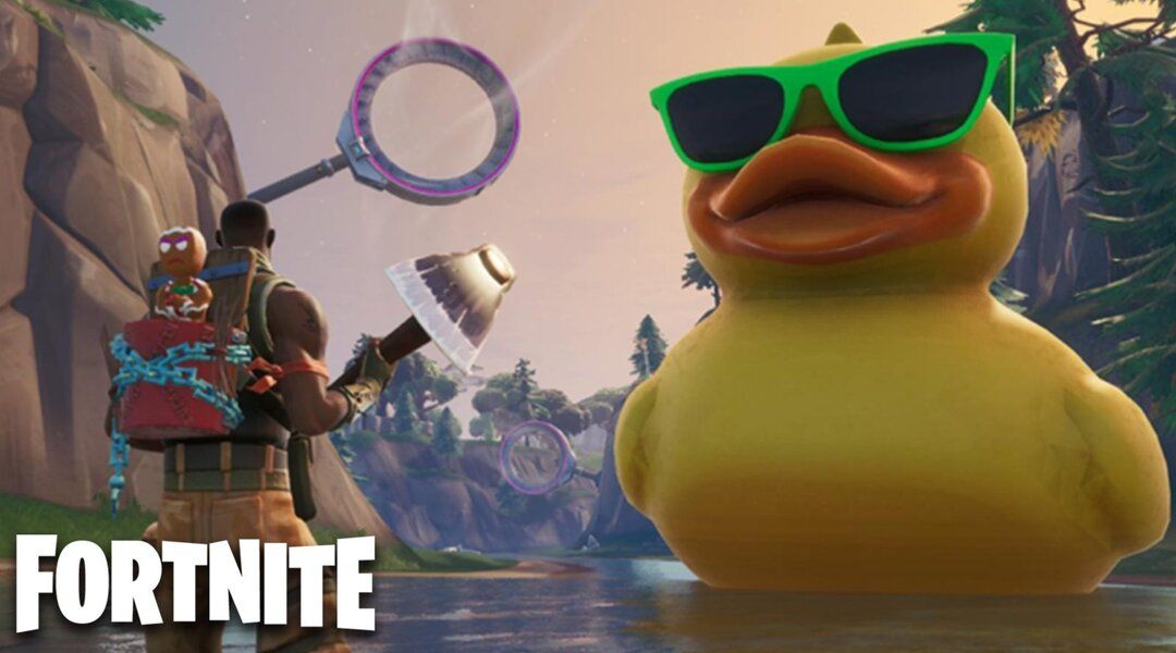 fortnite giant rubber ducky location