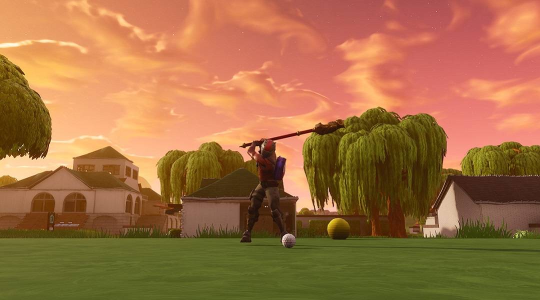 fortnite golf ball swing tee
