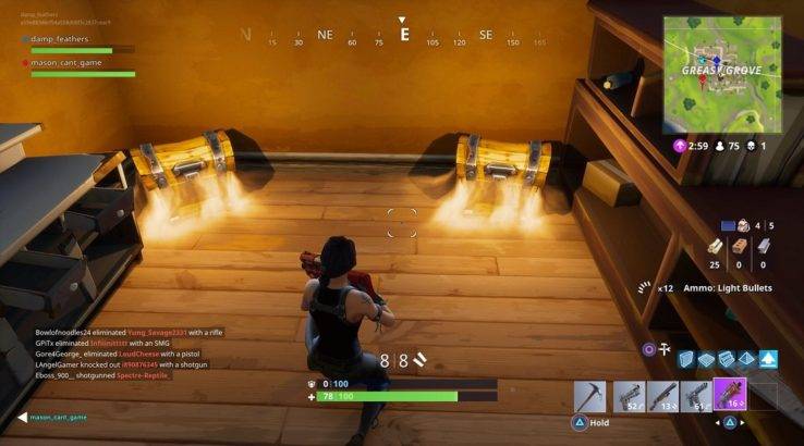 fortnite chests greasy grove