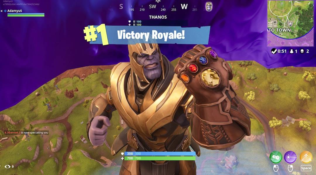 fortnite infinity gauntlet mode