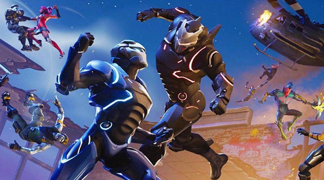 Superheroes clashing in Fortnite Season 4