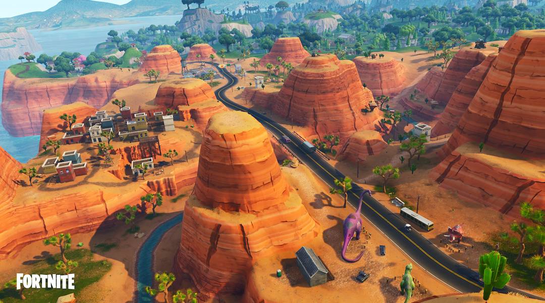 fortnite racetrack location