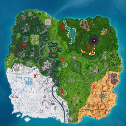 fortnite where to find pirate camps