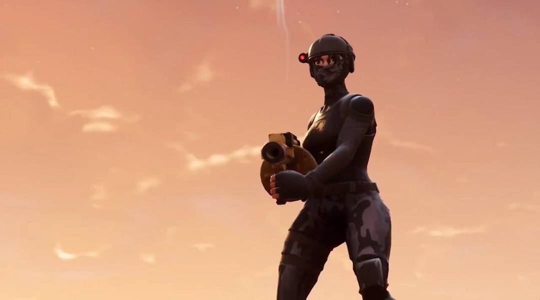 fortnite port a fort trailer character grenade launcher