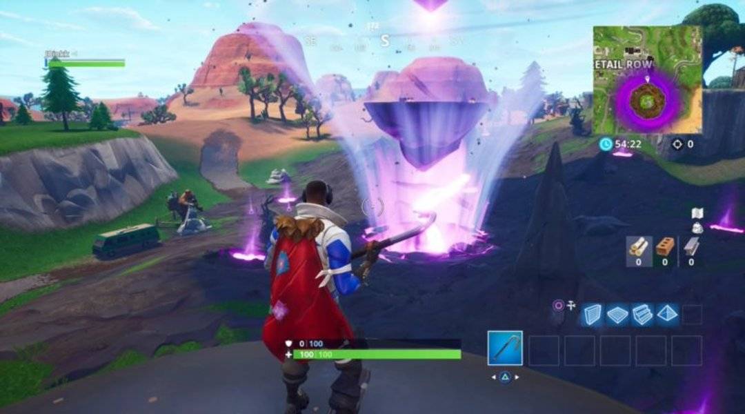 Fortnite Rune Activated by Floating Island