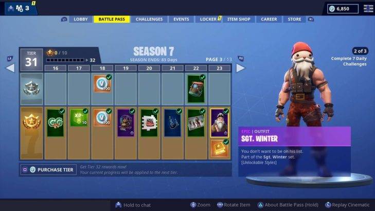 fortnite s7 sgt winters head variant