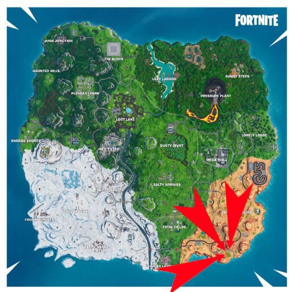 fortnite tiny rubber ducky map