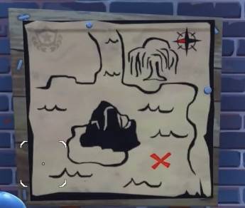 fortnite season 4 wk 1 treasure map