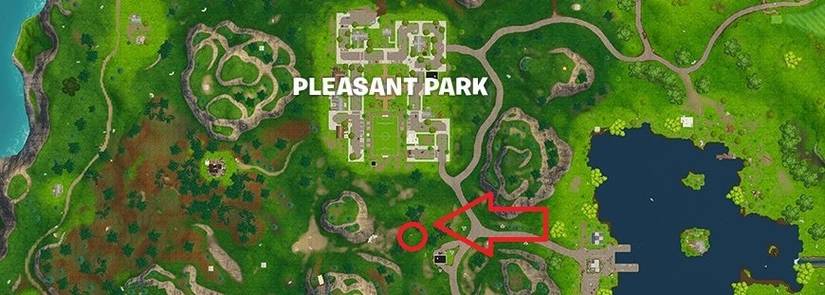 fortnite season 5 week 4 challenge map hidden battle star