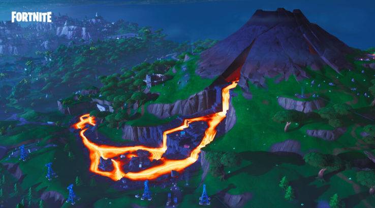 fortnite season 8 volcano sunny steps