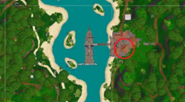fortnite lazy lagoon map