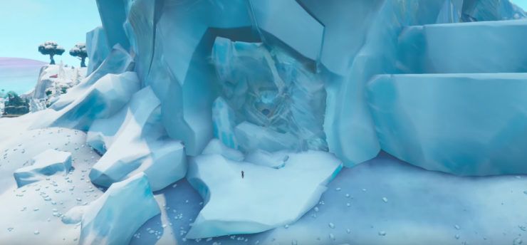 Fortnite The Story of Season 9 the Giant Robot and the Polar Peak Monster