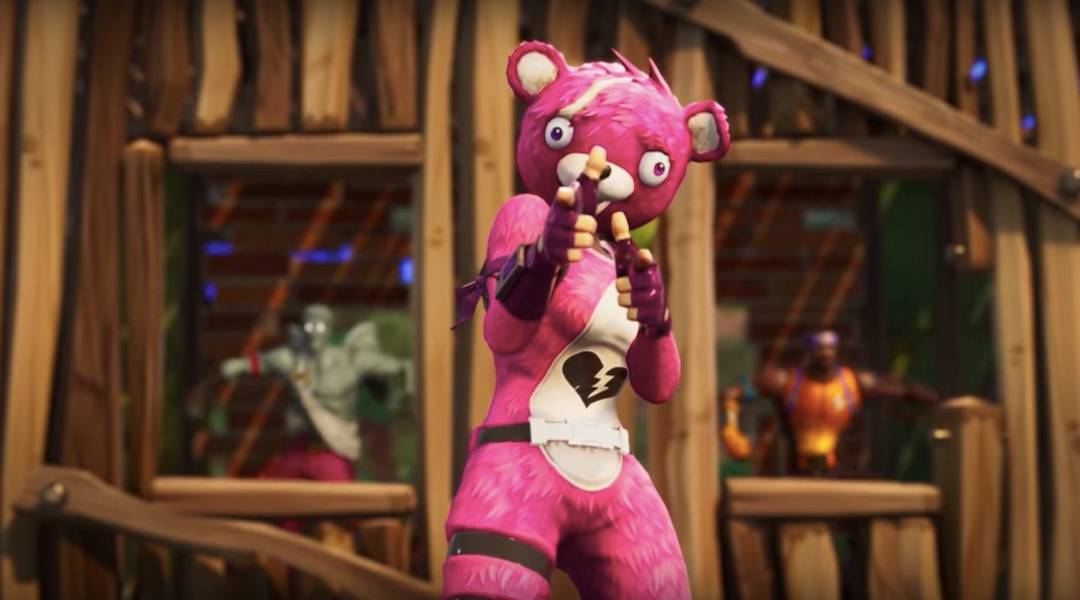 pink bear emote in fortnite