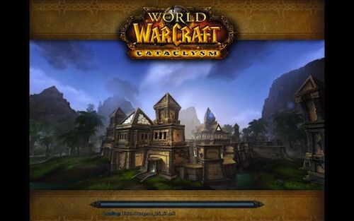 World of Warcraft Cataclysm load screen