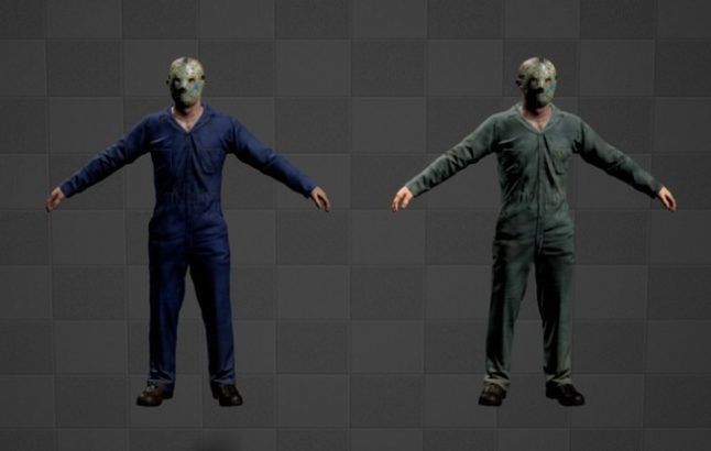 friday the 13th game coveralls part 5 color gun media