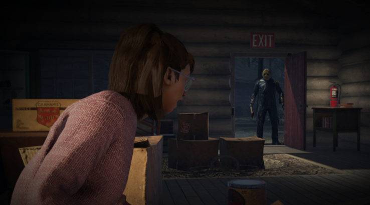 friday the 13th game jason in doorway