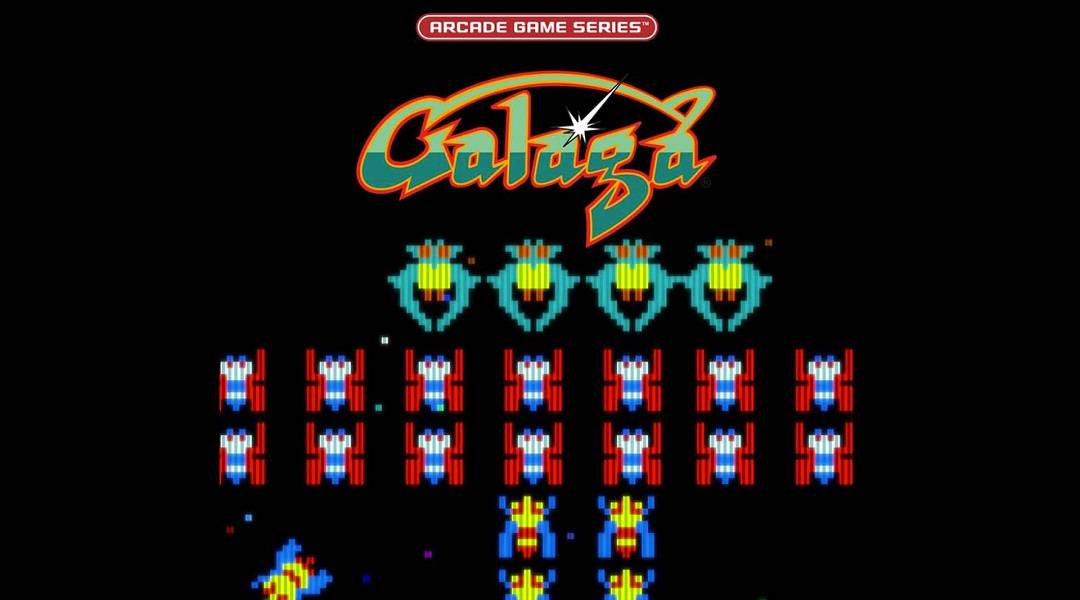 galaga title screen