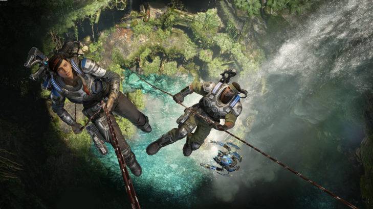 gears 5 screenshot waterfall