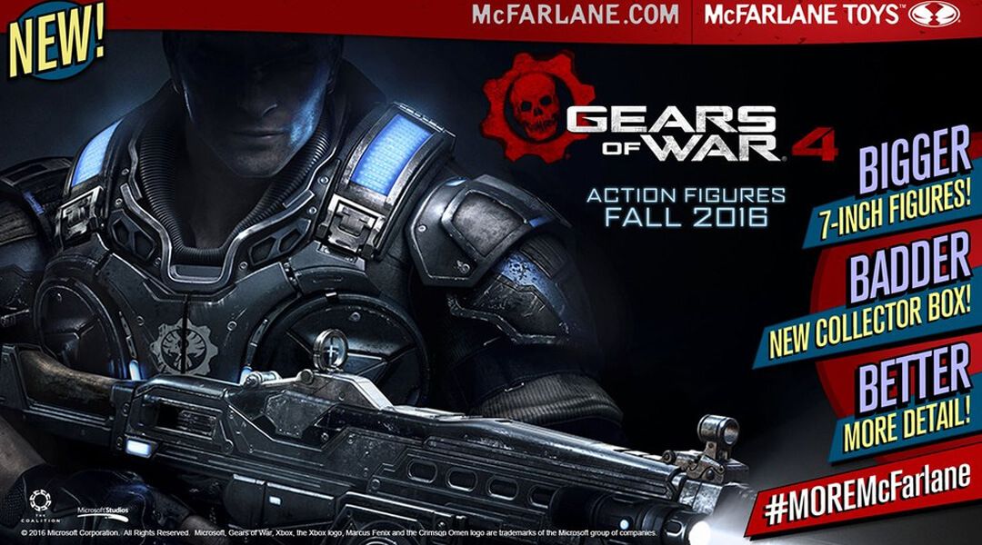 Gears of War 4 McFarlane Toys