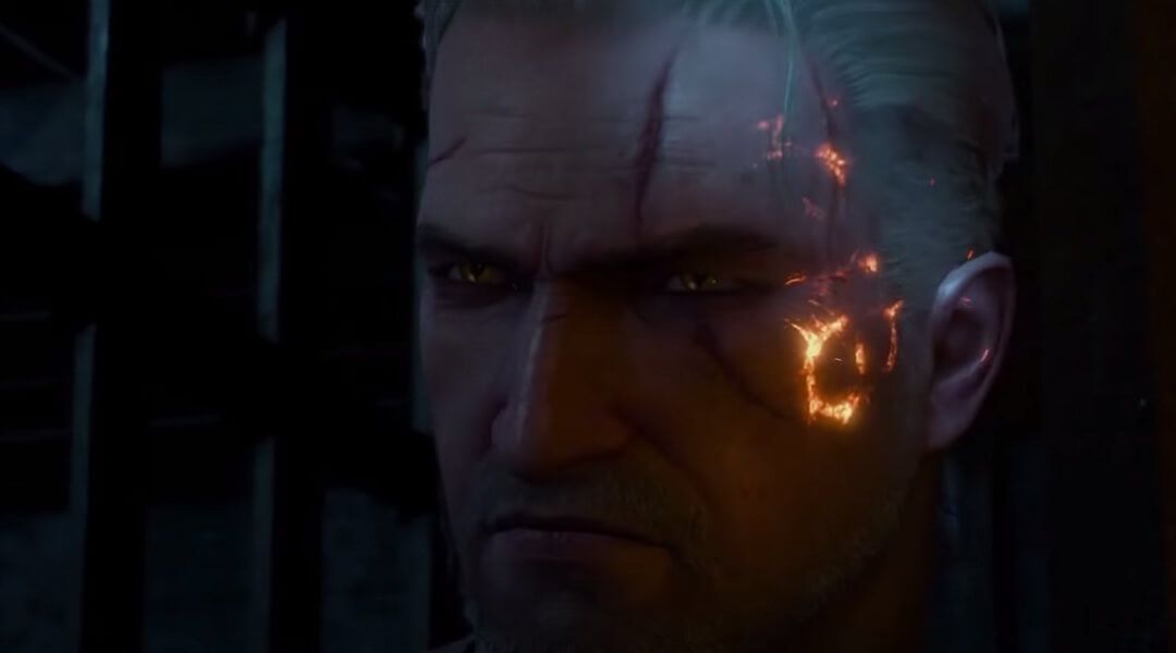 Massive Witcher 3 Patch Prepares for First Major Expansion - Geralt burnt face