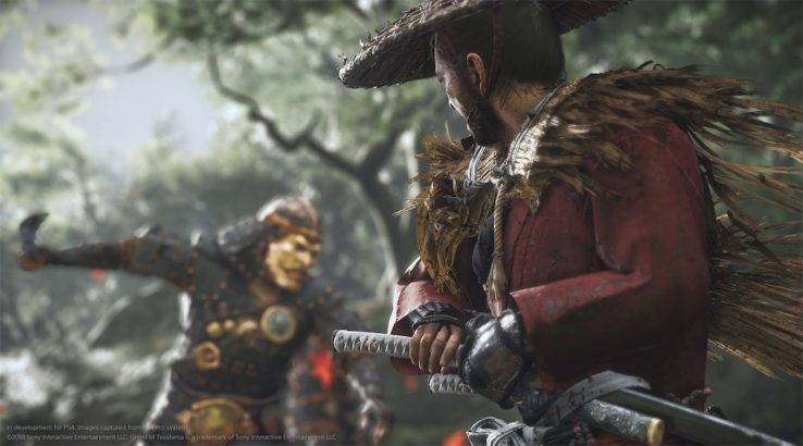 Ghost of Tsushima combat screenshot
