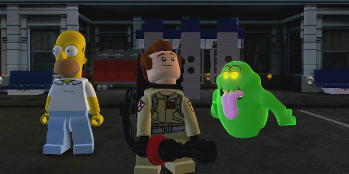 ghostbusters lego dimensions homer slimer
