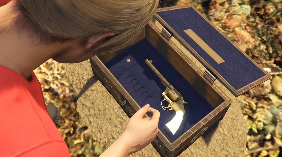 gold revolver in gta online