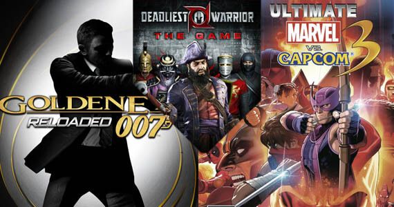 GoldenEye 007 Reloaded, Deadliest Warrior and Ultimate Marvel vs Capcom 3