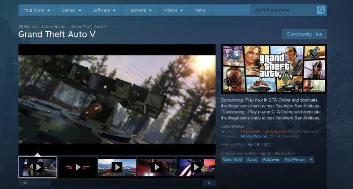 grand theft auto 5 negative reviews steam