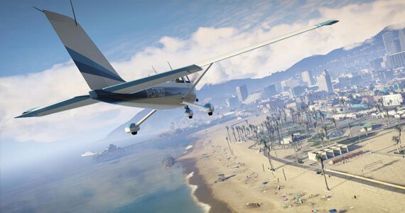 Grand Theft Auto 5 Plane Glitch