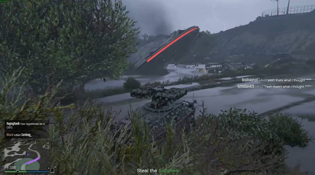 Grand Theft Auto 5 UFO Crash Site