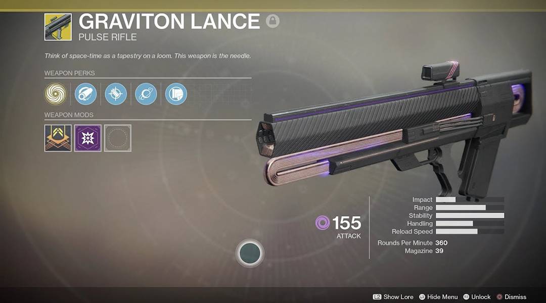 gravitation lance destiny 2 buff