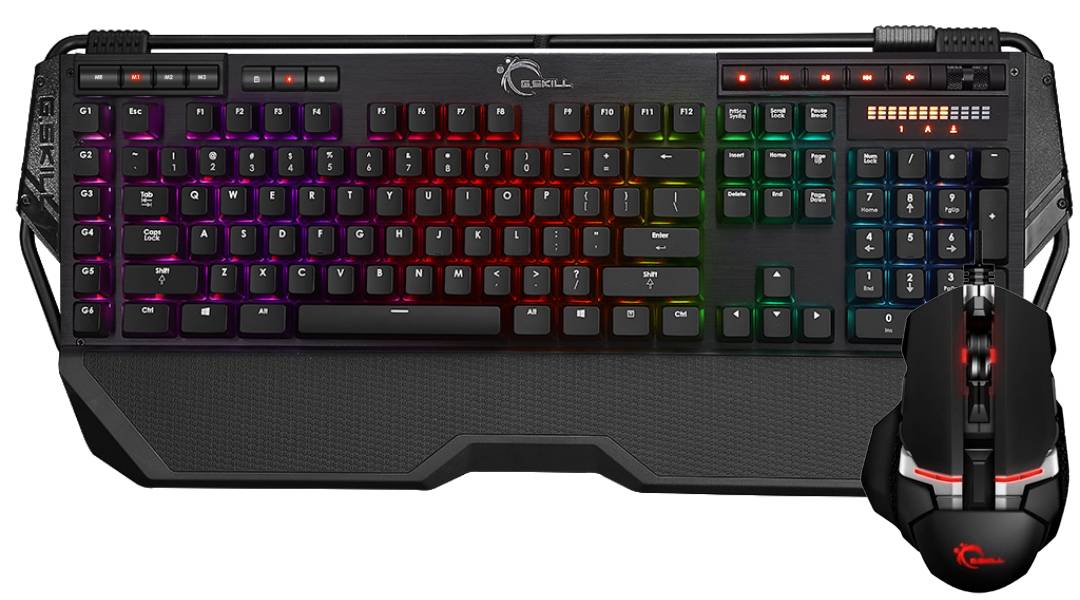 gskills km780 gaming mechanical keyboard mx780 mouse