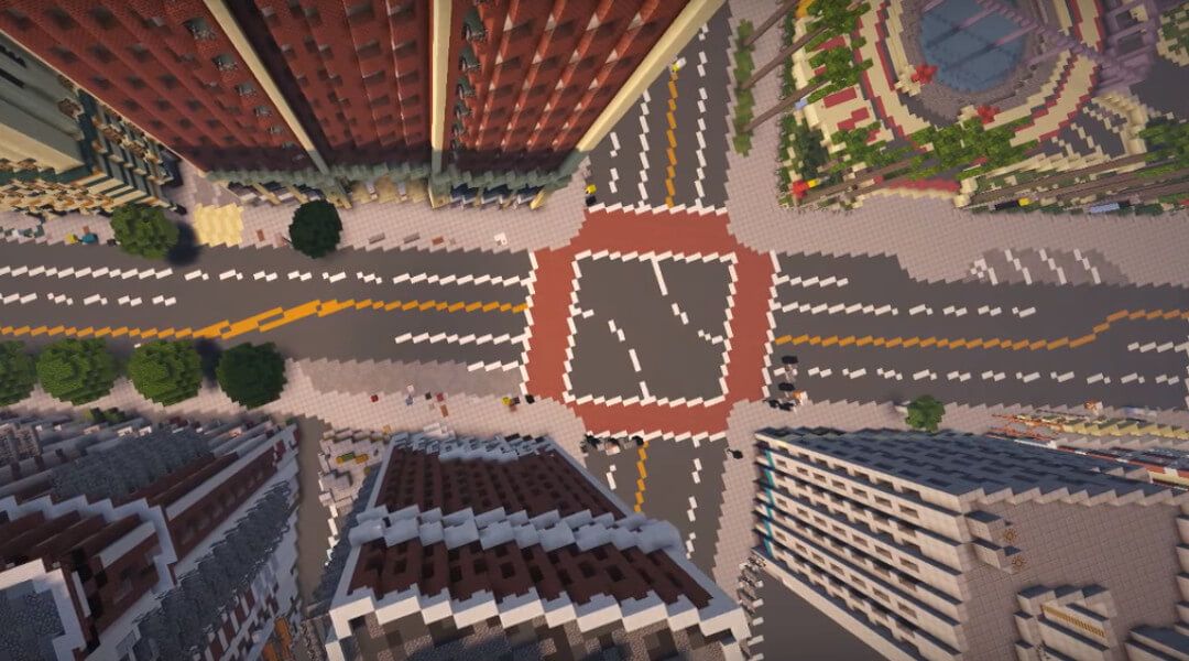 Los Santos in GTA 5 Recreated in Minecraft! 