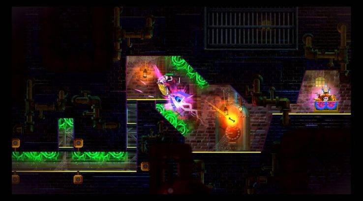 guacamelee 2 pollo shot green thorns