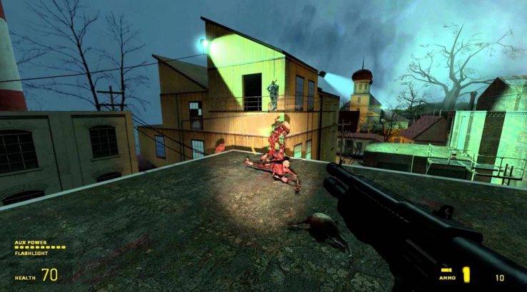 10 Scariest Moments in Non-Horror Games - Half-Life 2 Ravenholm