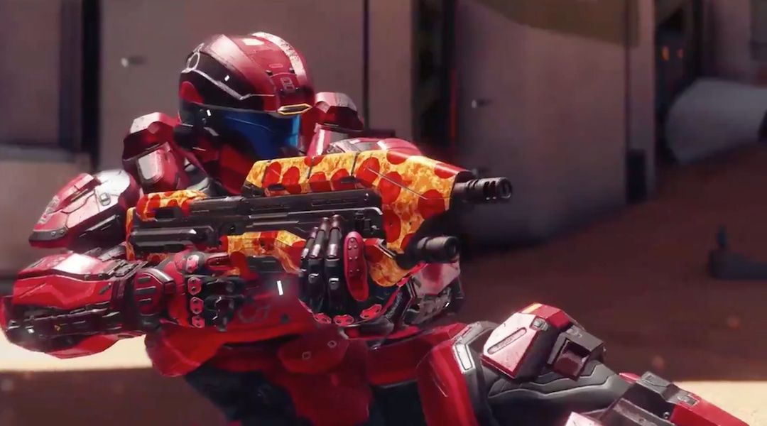 halo 5 free pizza skin the master chief collection pc release